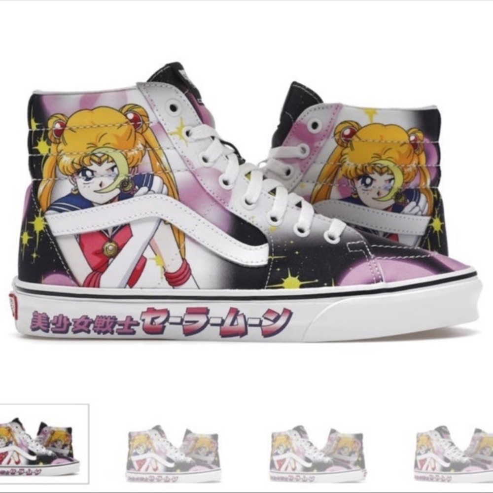 Vans Sailor Moon Pretty Guardians Sk8 Hi Shoes New Mens Shoes RARE SOLD OUT 2022